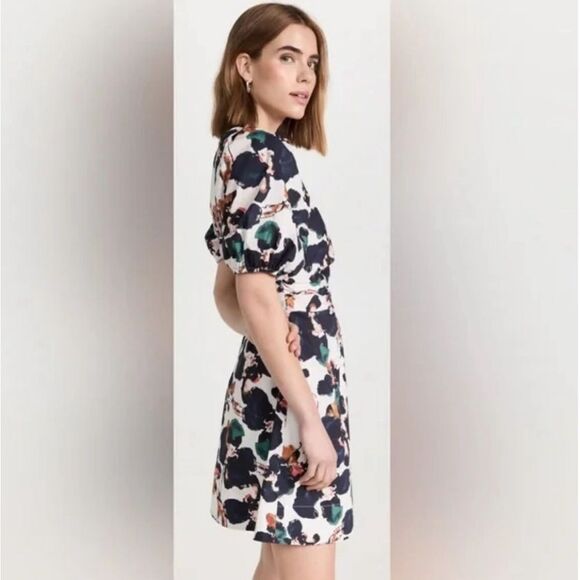 Tanya Taylor Lacey Dress, Size 4,Chalk Multi, NWT - Picture 2 of 5